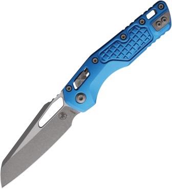 Microtech Standard Issue MSI Ram-Lok Pocket Knife Blue - MCT21010APFRBL